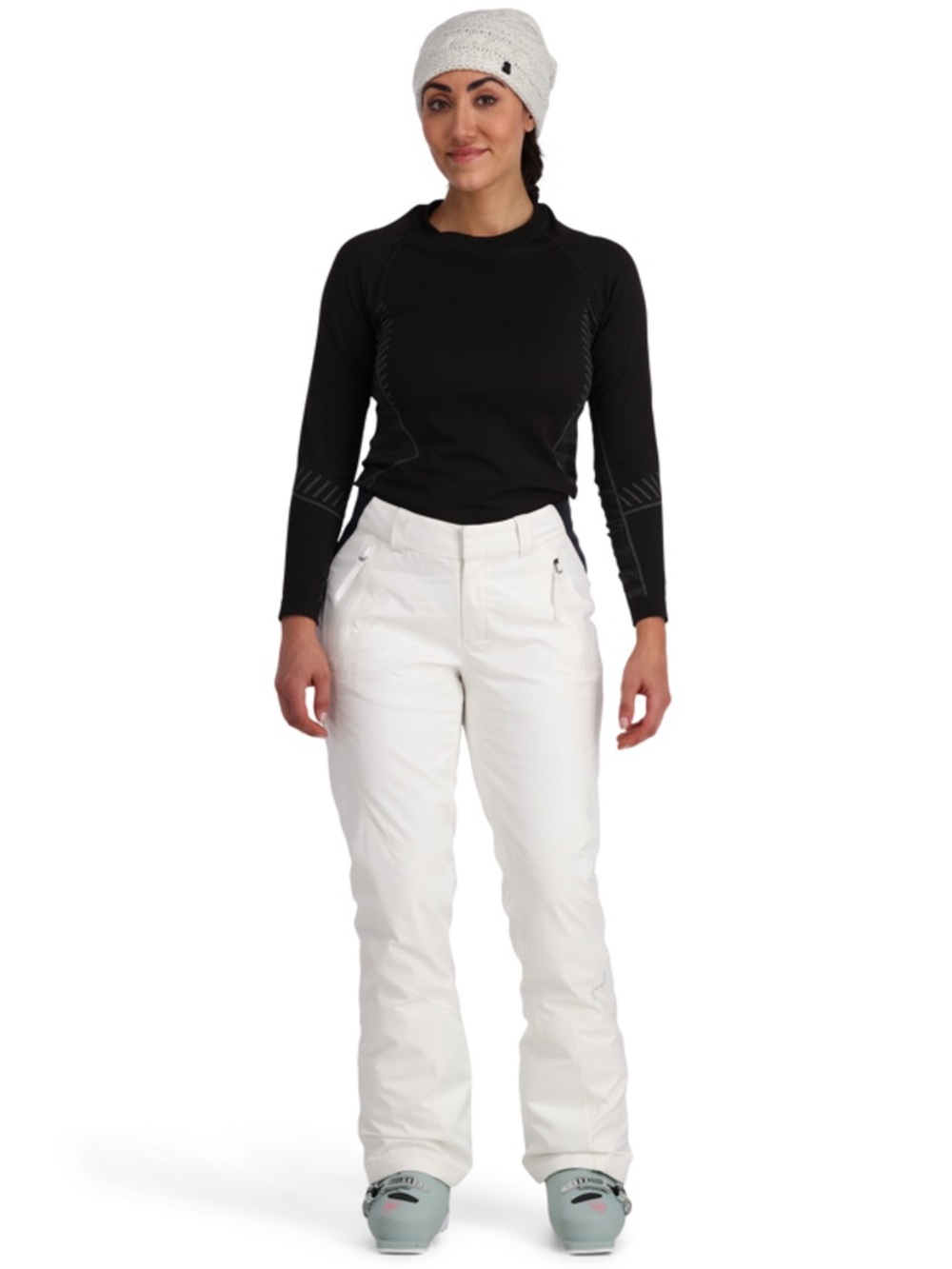 Spyder Women’s Winner Insulated Pants, White Ski Pants, size 10
